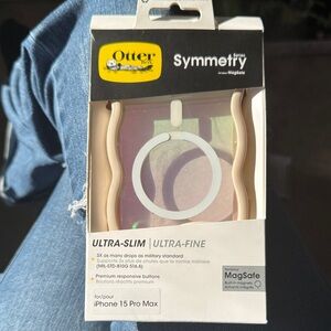 OtterBox Symmetry Series MagSafe Case for iPhone 15 Pro Max - Blush/Tan